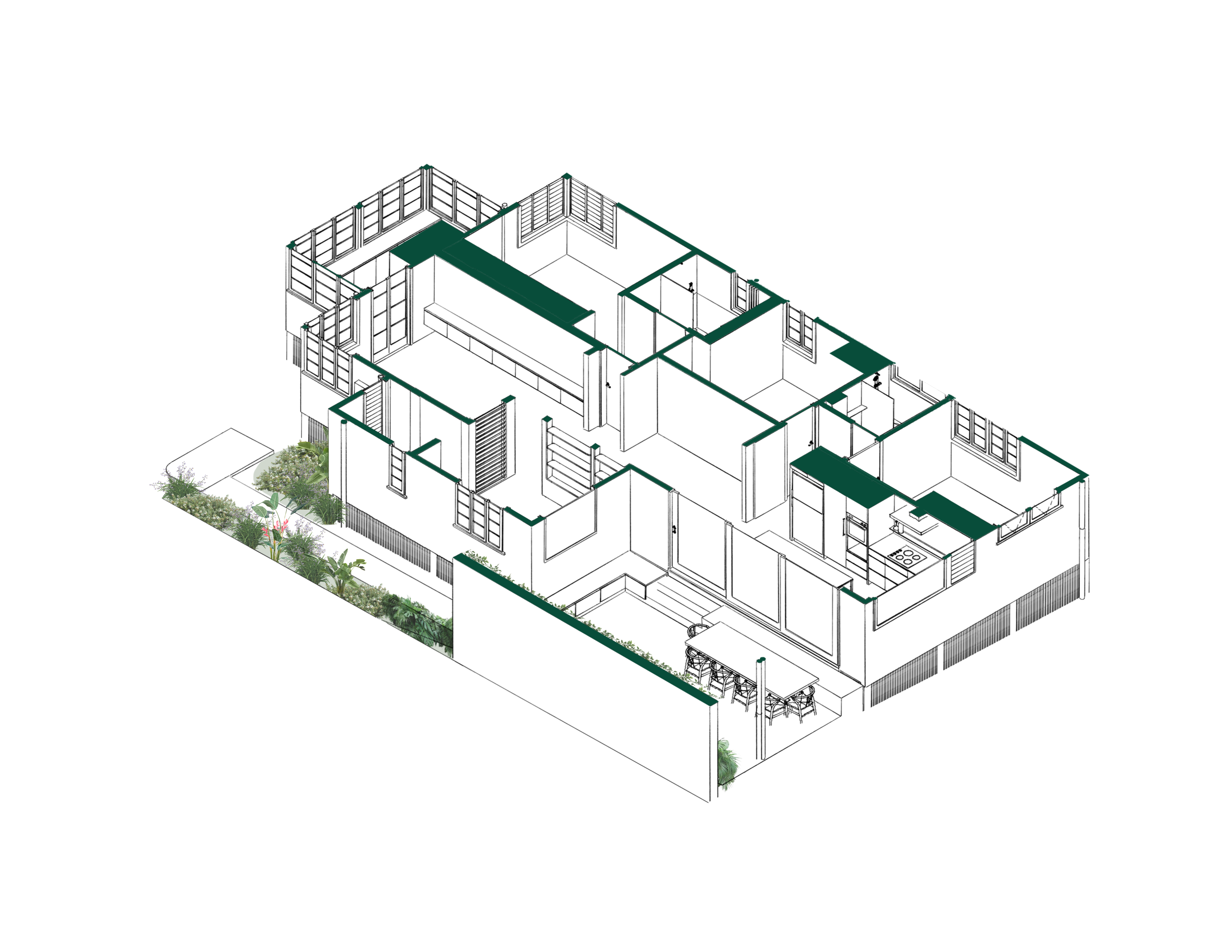 Room with a View_Axo Plan
